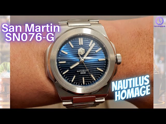San Martin SN076-G | Nautilus homage first impressions