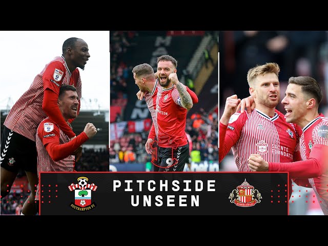 PITCHSIDE UNSEEN: Southampton 4-2 Sunderland | Six-goal thriller 🎢