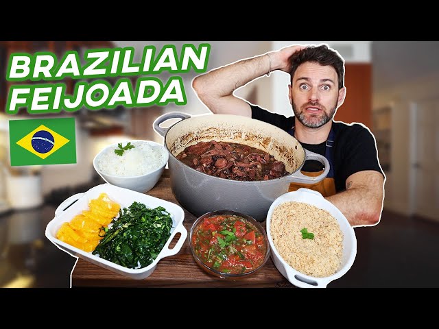 Making a Huge Brazilian Feijoada Feast All by Myself in One Day 🇧🇷