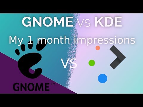 I used Plasma and GNOME for a month each, here are my impressions !