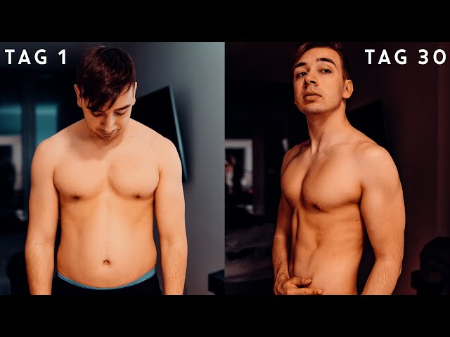 Meine 30 Tage Fitness Transformation | Bodytransformation Selbstexperiment
