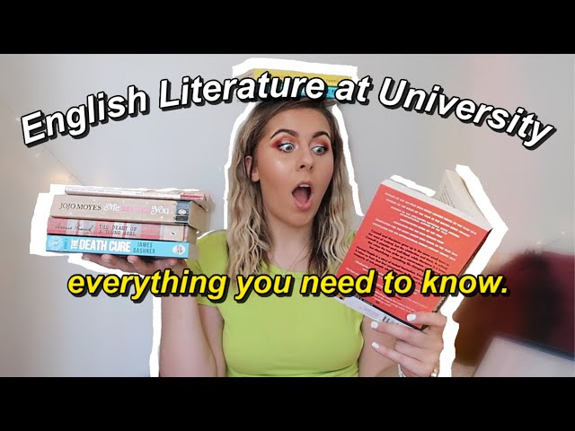 English Literature Degree 2020 | everything you need to know.