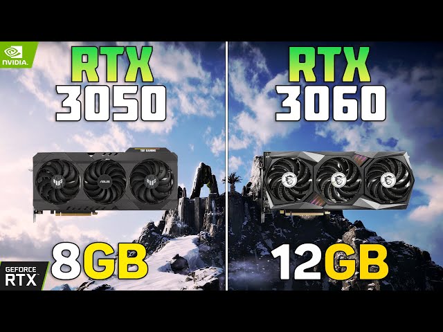 RTX 3050 vs RTX 3060 - 11 Games Test