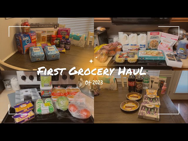 First Grocery Haul of 2023! | Starting My Challenge | First Costco Trip And More!