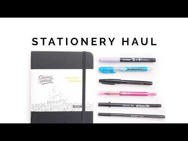 stationery haul ✏ cute japanese stationery alert!