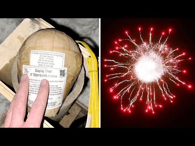 6" Fireworks display shell | Shell of the week #4 #fireworks #shorts
