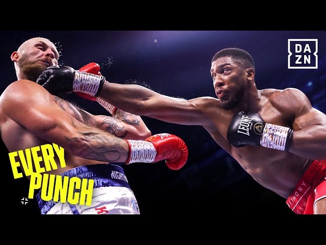 'BIG RIGHT HAND...IT'S ALL OVER!' Anthony Joshua vs Robert Helenius | Every Punch