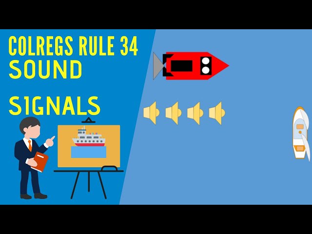 Colregs Sound Signals - Rule 34   Manoeuvring and Warning Signals