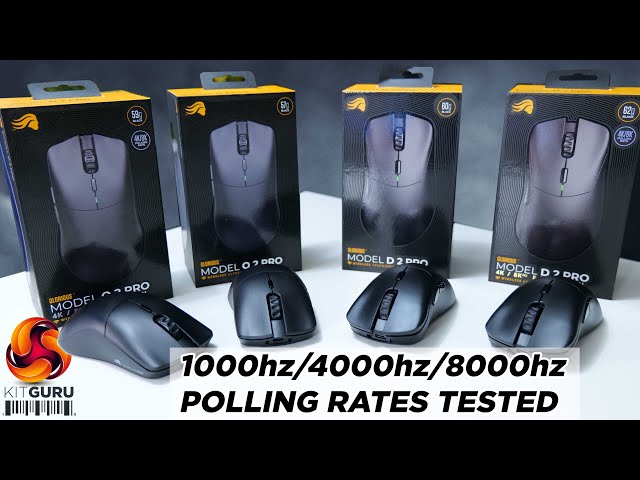 Does 8000Hz Polling rate really matter? Glorious Model O 2 Pro & D 2 Pro