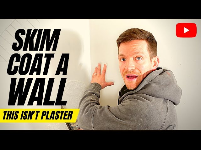 How To Skim Coat A Wall  **This ISN'T PLASTER | New Products & Methods to Skimming A Wall