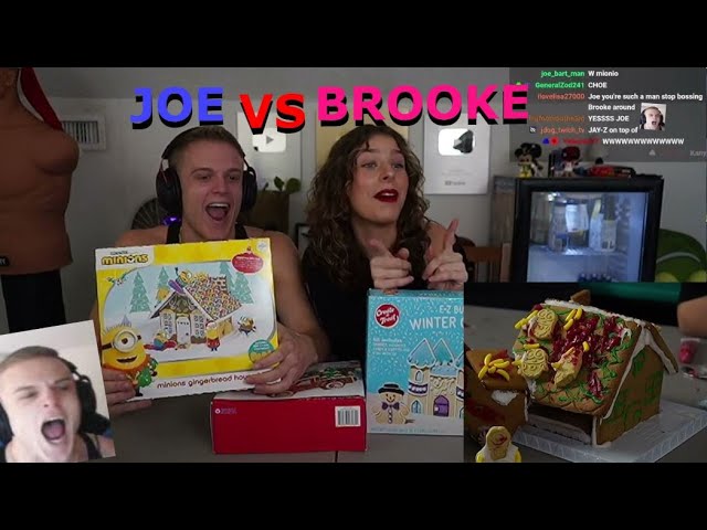 Brooke Armitage Vs. Joe Bartolozzi Gingerbread Competition! | Joe Bartolozzi