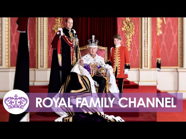 Coronation Family Portraits: King Charles Poses with Two Heirs to the Throne