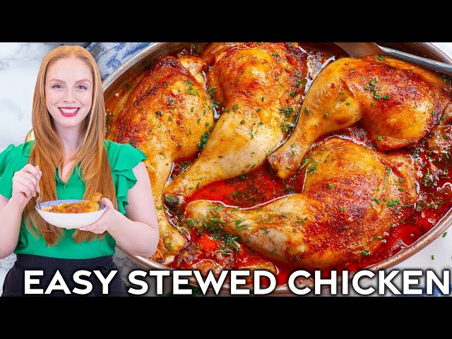 Easy Stewed Chicken & Potatoes Recipe | Жаркое из Курицы