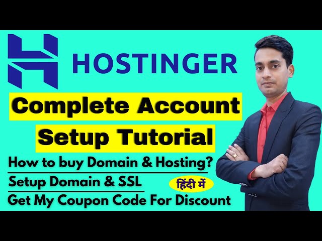 Hostinger Complete Web Hosting Account Setup | Hostinger cpanel setup | How to get free domain
