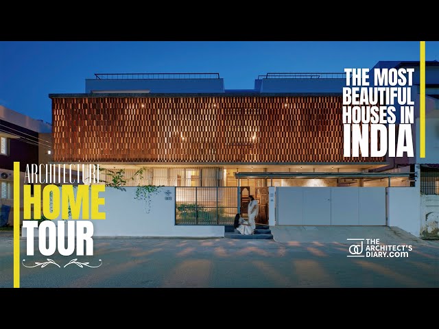 The Earthy Screen Facade Design of This Pondicherry Home Blurs the Boundaries | STO.M.P (HOME TOUR)