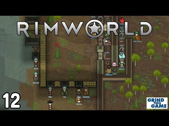 Rimworld 1.0 - Raids During a Heatwave & Medicine! #12 - Boreal Forest Base [4k]