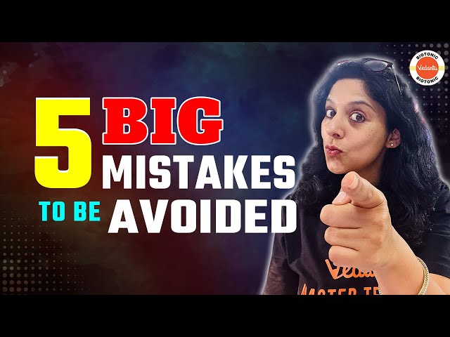 👩‍🏫 95% Students Can't Crack NEET 😣 Because of These 5 Big Mistakes 🚫 @BiologyNEET