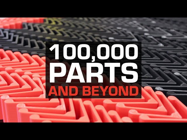 Mass Producing 100,000 Parts and Beyond with 3D Printing