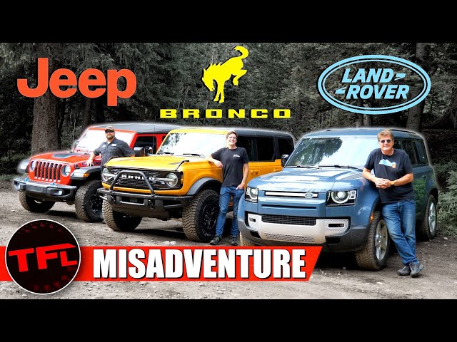 Bronco vs Wrangler vs Defender: We Drive Them Off-Road Up A Mountain, But Only Two Make It Back!