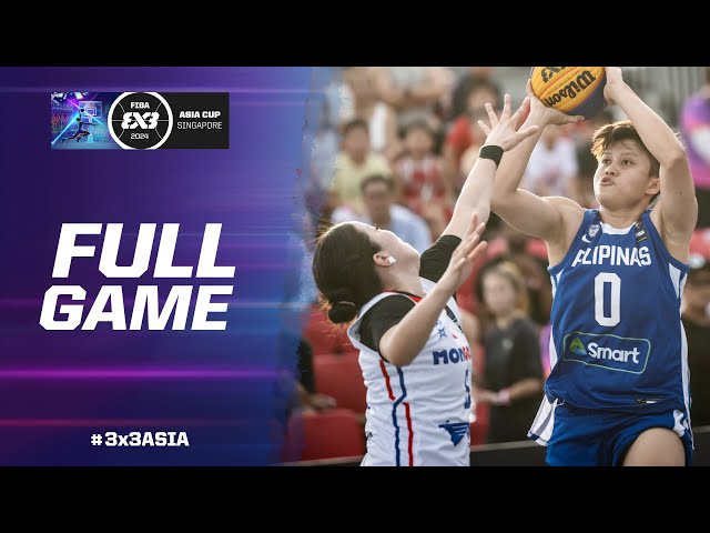 Mongolia 🇲🇳 vs Philippines 🇵🇭 | Women Full Game | FIBA 3x3 Asia Cup 2024