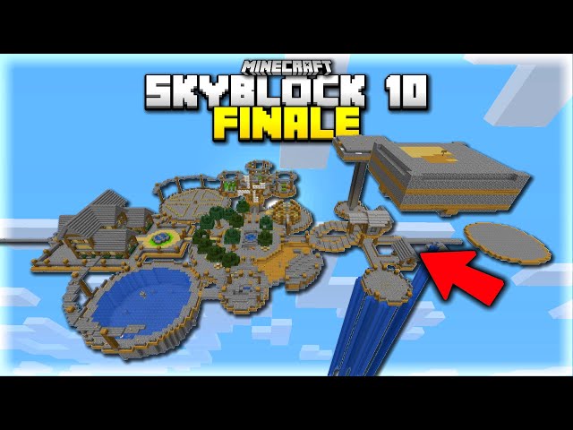 This is What 100 Hours of Minecraft Skyblock Looks Like... (Minecraft Skyblock Finale)