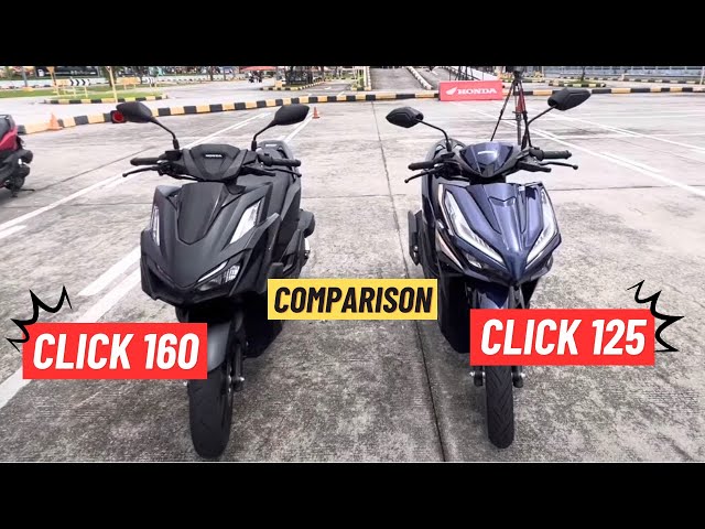 Honda Click 160 vs Honda Click 125 v3 COMPARISON | Magkano Installment?