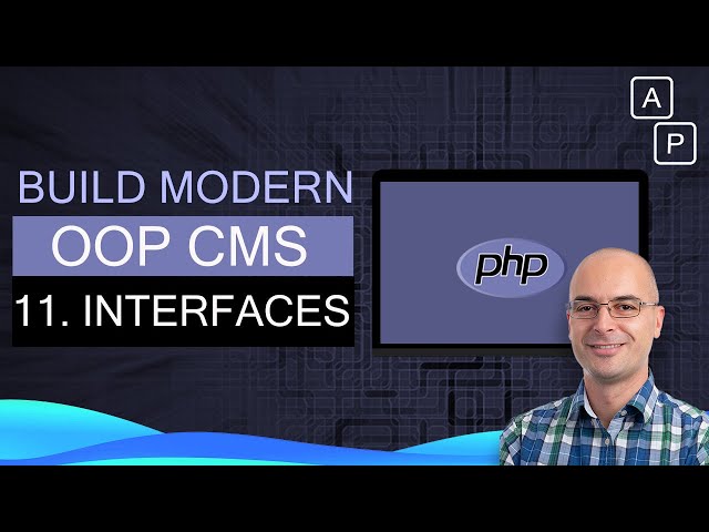 11. Php Interface Tutorial - How and When to use Interfaces | Build CMS using OOP CMS tutorial MVC