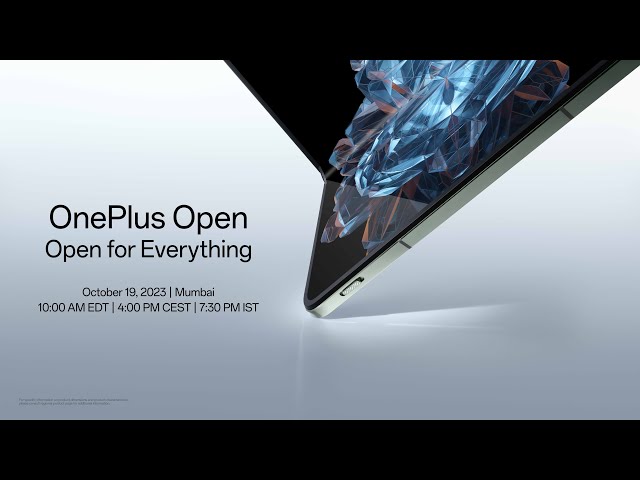 OnePlus Open - Launch Event