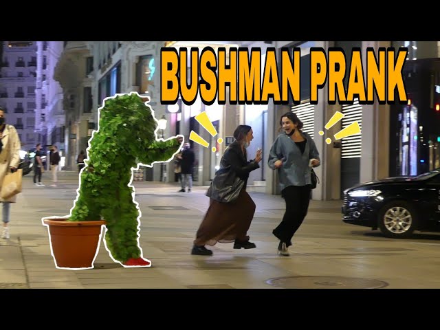 BUSHMAN PRANK in MADRID [PARTE #3]