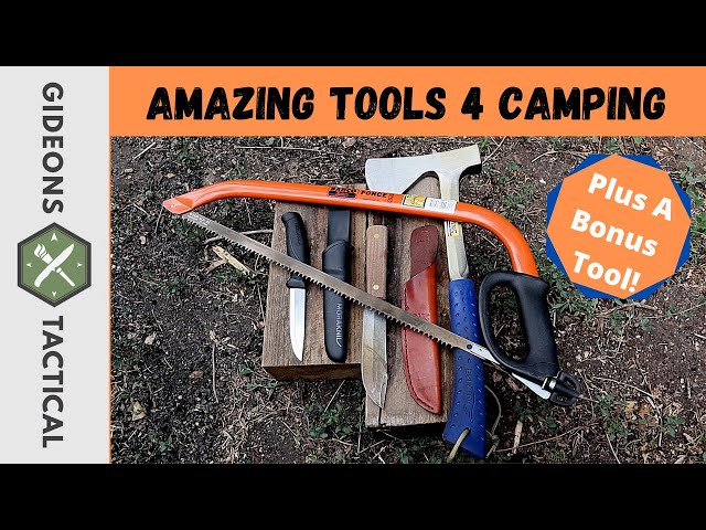 Amazing Tools 4 Camping + A Bonus Tool!