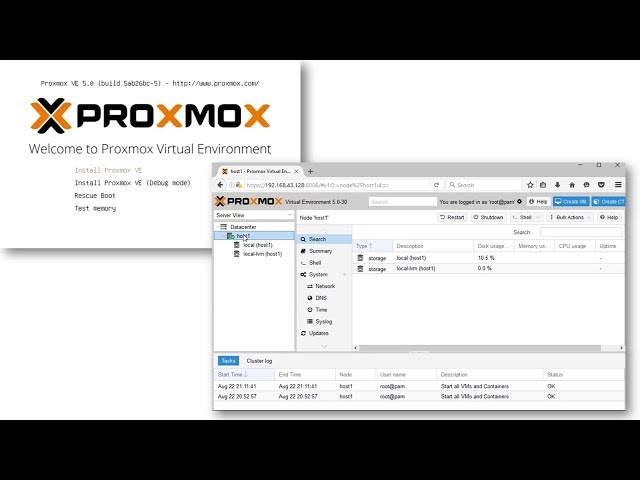 Proxmox VE 5.0 - Download and Installation