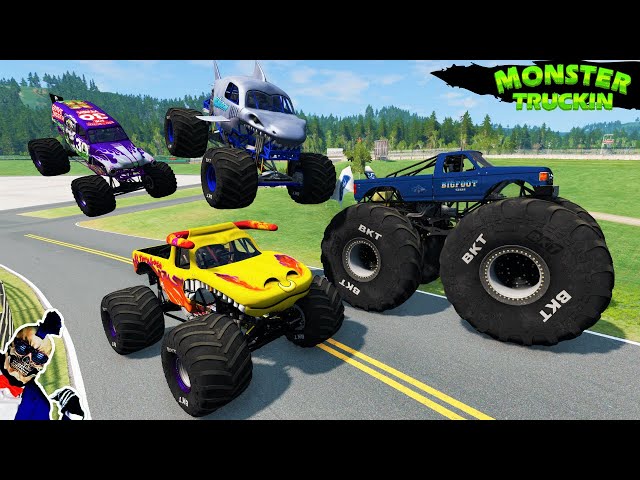 Monster Truck Mud Battle #5 | BeamNG Drive | Mace Mace Tv