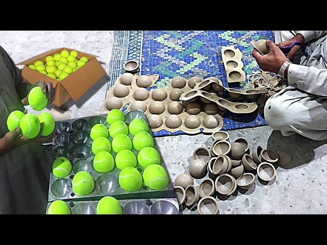 How Tennis Balls are Made | Tennis Balls Manufacturing | Tennis Ball Processing