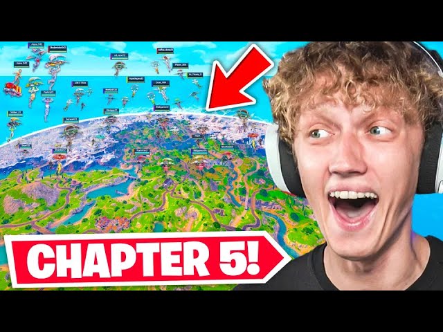 The FIRST Tournament of CHAPTER 5 Fortnite! (New Map)