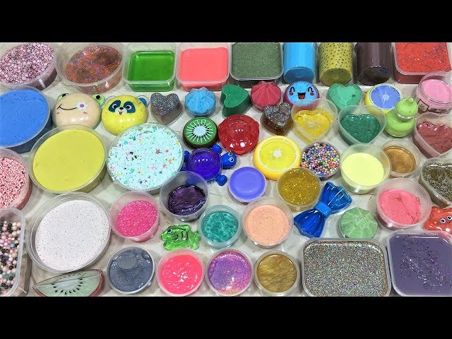 Mixing Store Bought Slimes and Handmade Slime !! Relaxing Slimesmoothie Satisfying Slime Videos #44