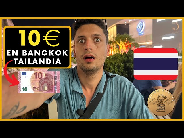 TODO ESTO podés comprar con 10€ en BANGKOK, TAILANDIA 🇹🇭