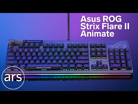 Light Up Gaming Keyboard Review: Asus ROG Strix Flare II Animate | Ars Technica