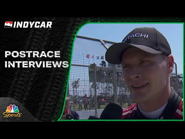 IndyCar Series POSTRACE INTERVIEWS: Acura Grand Prix of Long Beach | 4/21/24 | Motorsports on NBC