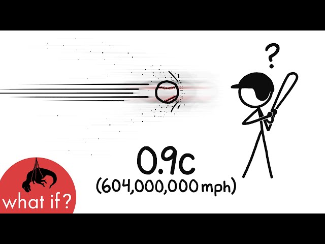 What if you threw a baseball at nearly light speed?