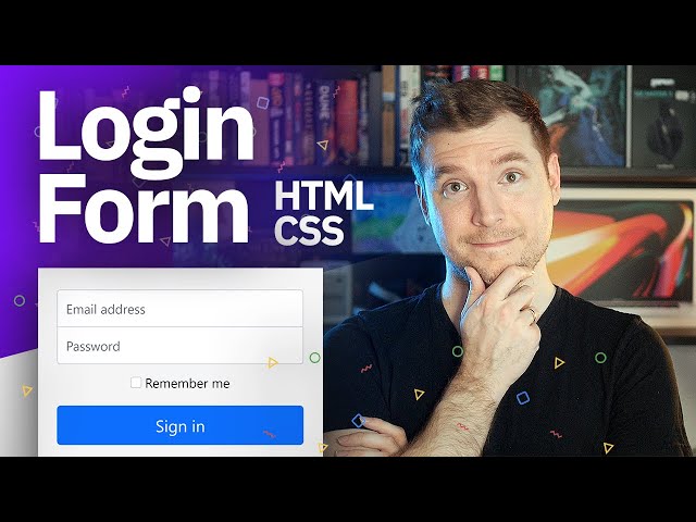 Login Form HTML CSS | Bootstrap 5