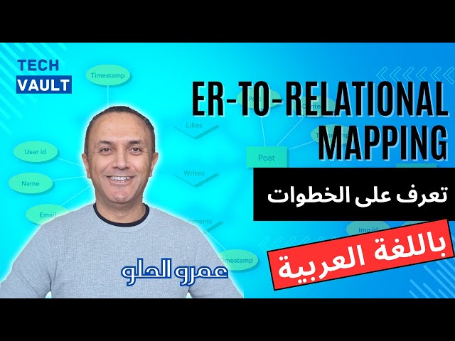 ER-to-Relational Mapping (Arabic - عربي) with Amr Elhelw - Tech Vault