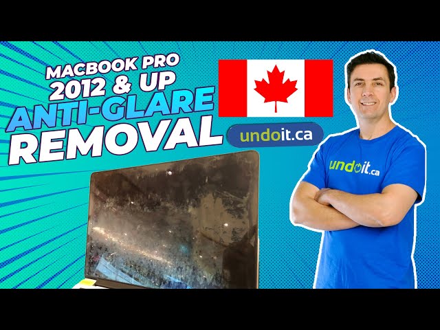 🇨🇦How to remove stains from MacBook LCD 🧑🏼‍💻caused by bad anti glare - Hamad Benaicha 20+ year