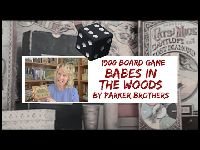 1900 Antique Parker Brothers Board Game: Babes in the Woods #boardgames