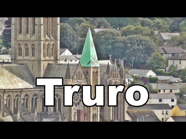 Truro City and Cathedral in Cornwall UK
