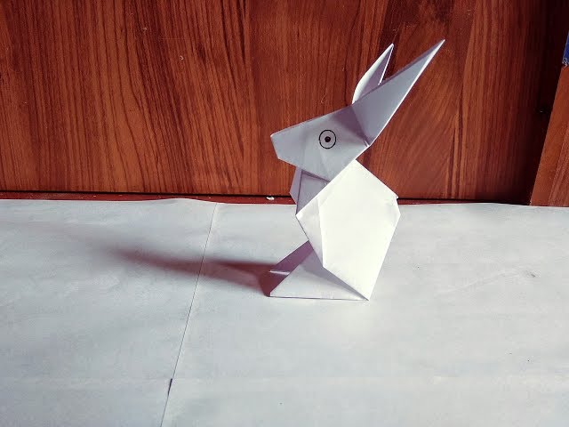 How to Make an Origami Rabbit Very Easily