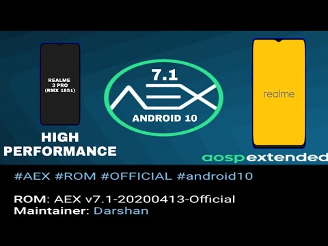 AOSP Extended for Realme 3 Pro