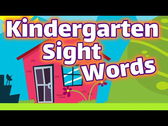 Kindergarten Sight Words | Dolch List Video