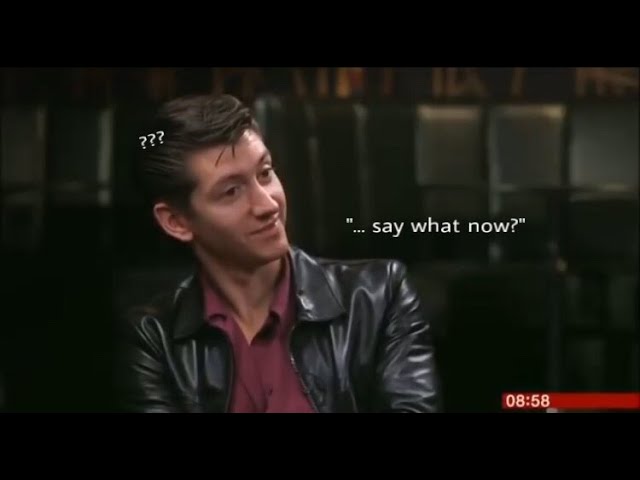 Arctic Monkeys on Interviews but make it less Awkward