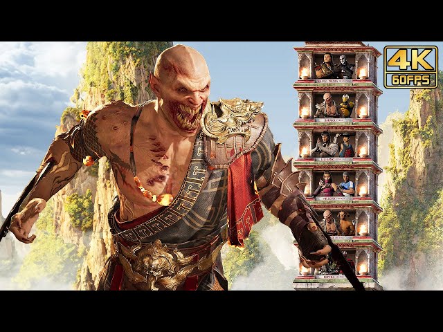 Mortal Kombat 1 - BARAKA Klassic Towers Gameplay (Very Hard Difficulty) @ 4K 60ᶠᵖˢ ✔