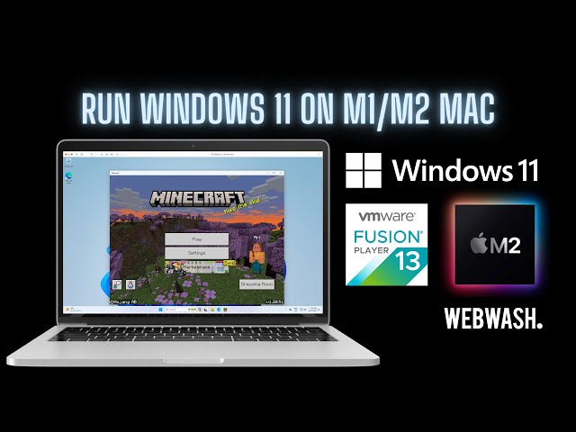 Install Windows 11 on Apple Silicon (M1/M2) with VMware Fusion 13.5 (2024) + Minecraft